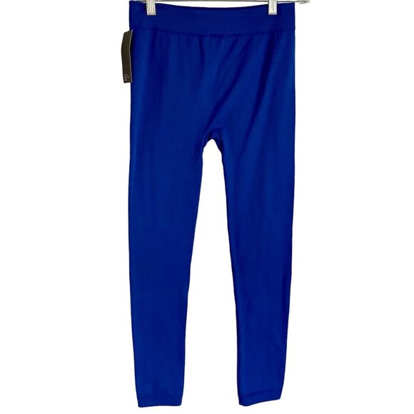 Coco Limon Blue Leggings with Elastic Waist Size L/XL New with Tags NWT - Picture 2 of 7